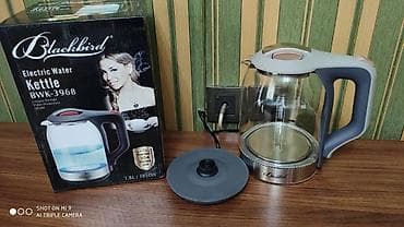 Elektrik caydan çaynik çaydan Blackbird 1.8 litreli elektrik şüşə — 4