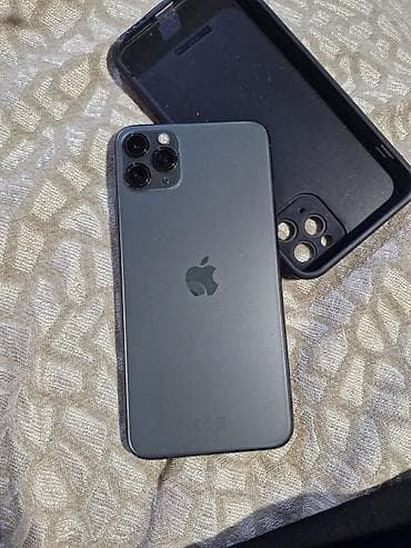 iphone yevlax: IPhone 11 Pro, 256 GB, Space Gray, Face ID, Barmaq izi, Simsiz şarj — 1