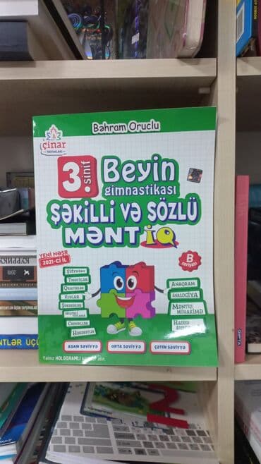 BEYİN GİMNASTİKASI 3 SALAM ŞƏKİLDƏ GÖRDÜYÜNÜZ KİTABI ƏLDƏ ETMƏK