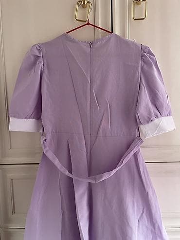 Женская одежда: Повседневное платье, Миди, S, XS — 3