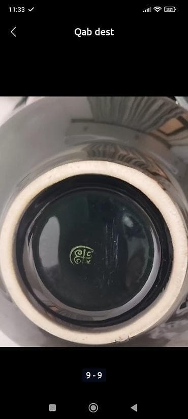 su qab: Nahar dəsti, rəng - Yaşıl, 6 nəfərlik — 6