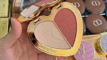 adidas forum: Charlotte Tilbury iki rəngli yanaq palitrası – ürək formalı, qızılı — 1