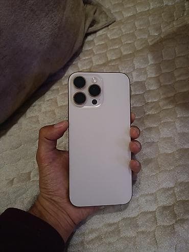 a35 ikinci el: IPhone 16 Pro Max, 256 GB, White Titanium, Simsiz şarj — 1