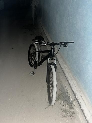 harley davidson velosiped: Qara rəngli dağ velosipedi - Güclü polad/alüminium tipli üçbucaq — 3