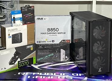 nintendo switch oyun: Gaming PC RTX 5070 / Ryzen 7 7800X3D / 32GB DDR5 / 1TB NVMe 💠Keys-X — 1