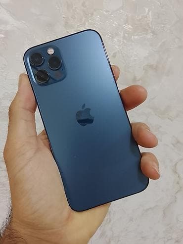 Kompüter, noutbuk və planşetlər: IPhone 12 Pro, 256 GB, Pacific Blue, Face ID — 1