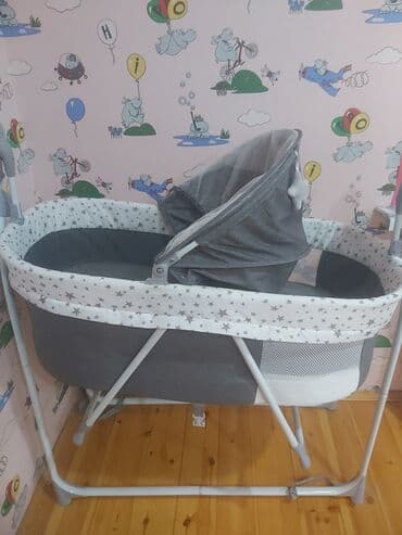 Elektron beşik/kolibə – boz və ağ rəng palitrası Xüsusiyyətlər: -