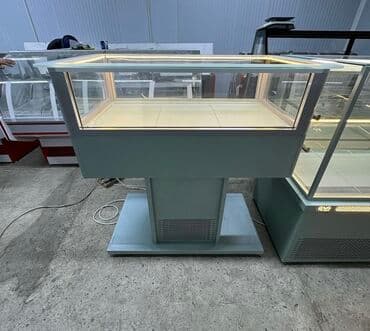 vitrin soyducular: Şirniyyat ve desert soyuducusu. Sifarişle istehsal olunur. Zavod — 3