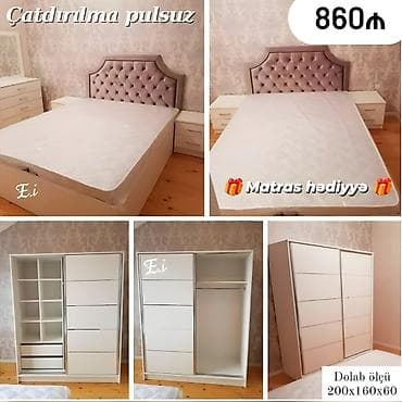 transformer carpayı: Yataq Otağı Dəsti - 860 AZN💥 ✔️Rəng seçimi var 🎁Matras hədiyyə ✔️ — 2