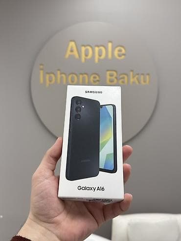 Samsung Galaxy A16, 256 GB, rəng - Qara, Zəmanət, Barmaq izi, Simsiz şarj