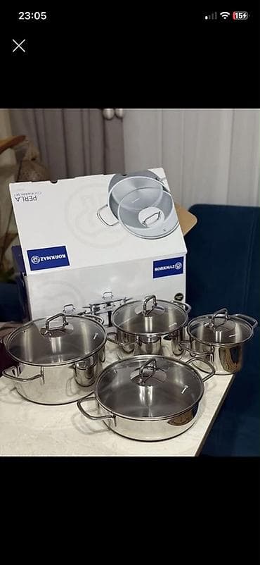 Kulinariya üçün paslanmayan poladdan qazan və mətbəx dəstləri - lalafo.az -da Kulinariya üçün paslanmayan poladdan qazan və mətbəx dəstləri -