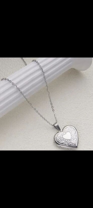 ● Paslanmayan polad boyunbağı ● İçinə şəkil qoyula bilən boyunbağı ● 6