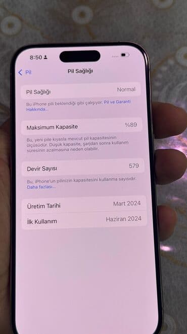 Apple iPhone: IPhone 15 Pro, 256 ГБ, Natural Titanium, Беспроводная зарядка, Face ID — 2