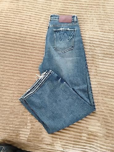 Baş geyimləri: - Məhsul: Qadın şalvarları (2 ədəd) 1) Açıq boz-mavi rəngdə, axıcı — 3