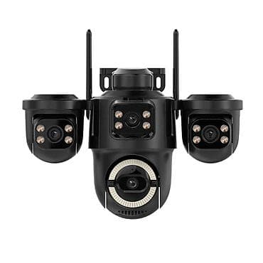 inter: Üç Linzalı Ağıllı Xarici Təhlükəsizlik Kamerası - 3 linzalı — 5