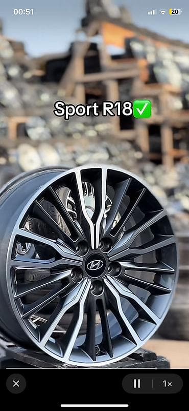 elantra disk: İşlənmiş Disk Hyundai R 18, 5 Boltlu — 1