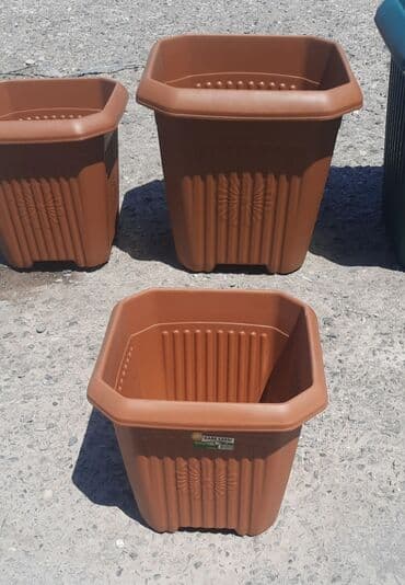 большие горшки для цветов: Dibcek qabi kvadrat gul qabi kvadrat dibcek qabi duzbucaqli gul qabi — 6