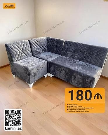 Mətbəx divanı – künc model - Ölçü: 170 × 120 sm - Mexanizm: Açılan lalafo.az -da Mətbəx divanı – künc model - Ölçü: 170 × 120 sm - Mexanizm: Açılan