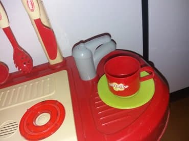 детская посуда: Baha alınıb! Soba üşaq üçün böyük səsi və işığları var + başqa qabları — 3