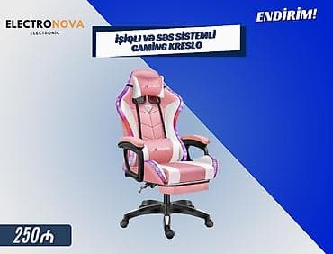 🎮 İşıqlı və Səs Sistemli Gaming Kreslo – ENDİRİM! Oyun həvəskarları lalafo.az -da 🎮 İşıqlı və Səs Sistemli Gaming Kreslo – ENDİRİM! Oyun həvəskarları