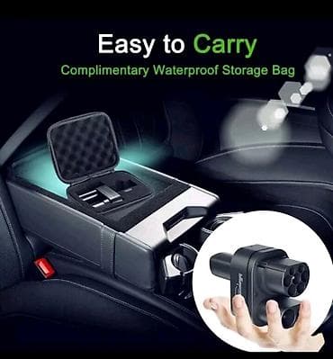 tesla adaptor: CCS2 → Tesla DC sürətli şarj adapteri Xüsusiyyətlər: - Uyğunluq: CCS — 4