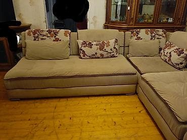 İşlənmiş, Künc divan, Divan, Kreslo, 2 kreslo, Bazasız, Açılan — 9