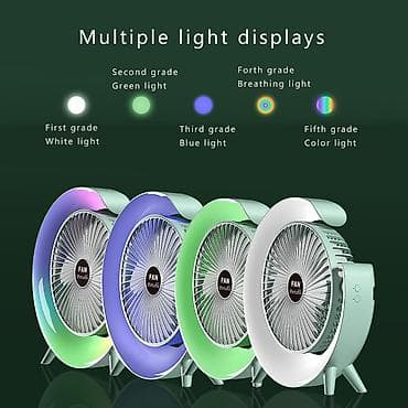 ventil: LED işıqlı masaüstü sərinkeş S14 . ❄️ Sərinlik artıq bir zəng qədər — 5