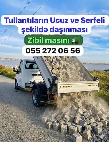 gunluk ev temizliyi: Xidmət: tullantıların daşınması və boşaldılması - Zibil maşını ilə — 1