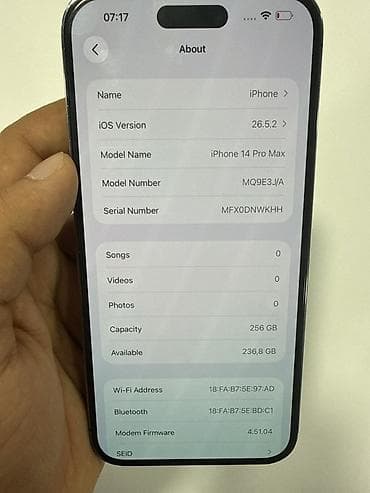 pro controller: IPhone 14 Pro Max, 256 GB, Deep Purple, Face ID — 3
