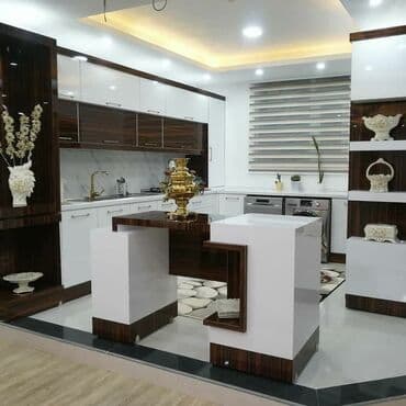 кухонная мебель на заказ в баку: Sifarişlə mətbəx dəsti, Özü çəkən petlələr, MDF, Kredit yoxdur, Pulsuz çatdırılma — 3