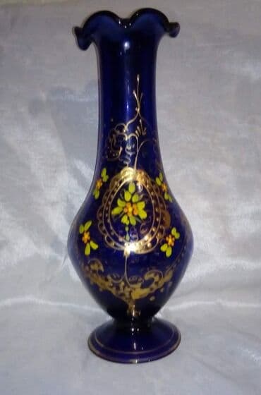 ваза напольная стеклянная высокая без узора: Ваза — 1