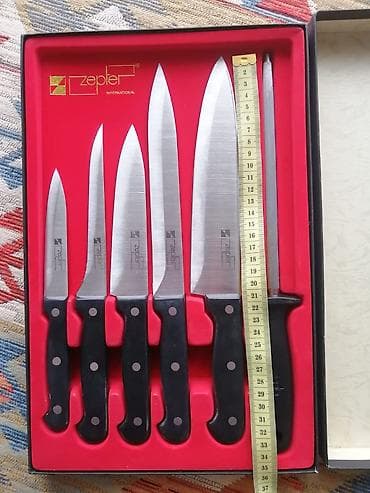 əti: Zepter bıçaq dəsti – 5 parça + itiləmə çubuğu Gıymətdən qat-qat ucuz — 5