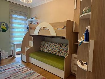 ucuz servantlar: Oğlan və qız üçün, İkinəfərlik çarpayı — 6