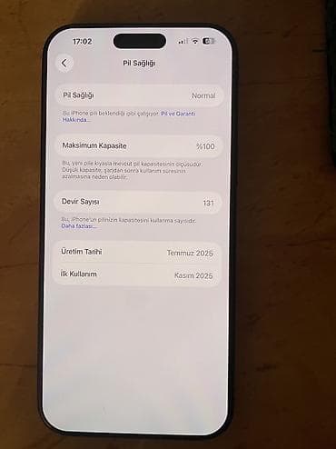 basofka qutusu: IPhone 16 Pro Max, 256 GB, Black Titanium, Barmaq izi, Simsiz şarj, Face ID — 8
