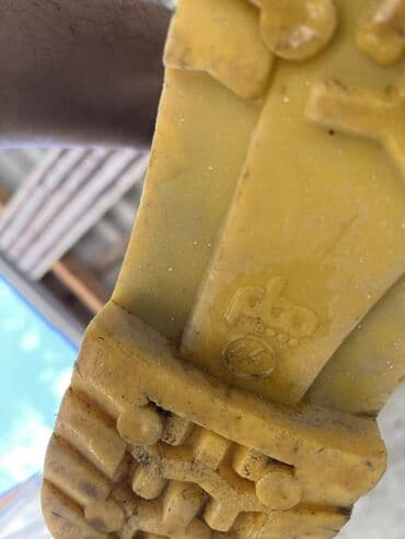 резиновые мужские ботинки: Qara rezin çəkmələr – 44 ölçü - Material: suya davamlı rezin - Rəng — 3