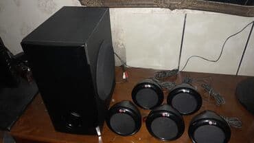 cd player: LG dinamiklari birdənə bass kolonka beşdənə balaca kolonka — 1