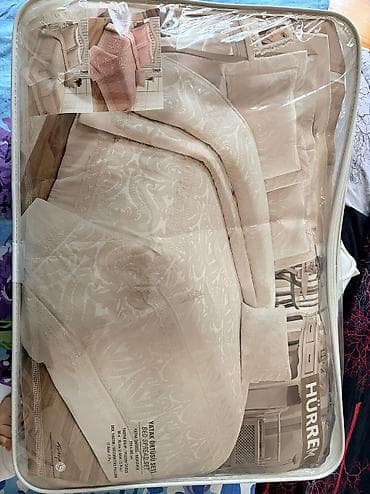 spa natural: Yataq üçün İşlənmiş rəng - Bej Yataq örtüyü, Ünvandan götürmə — 10