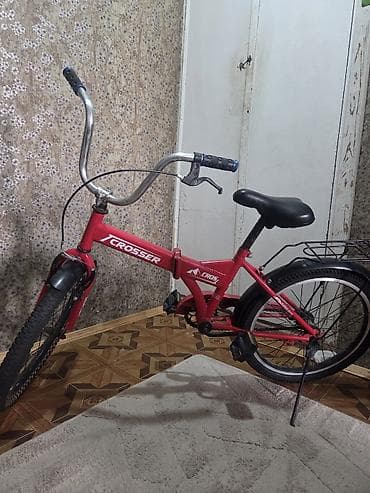 velo disk: Crosser uşaq velosipedi - Rəng: qırmızı - Çərçivə: polad, klassik — 6