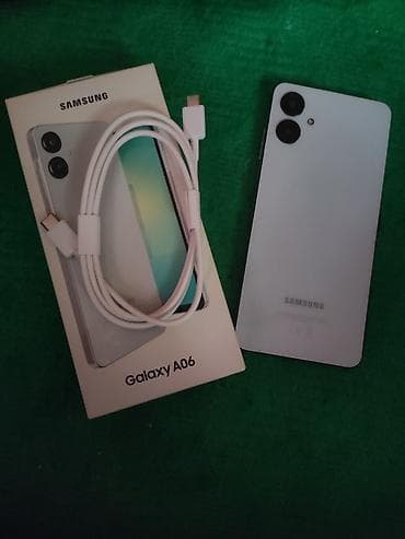 iphone 7 pro: Samsung Galaxy A06, rəng - Ağ — 1