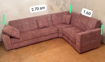 Künc divan, İşlənmiş, Açılan, Bazalı, Parça, Çatdırılma yoxdur