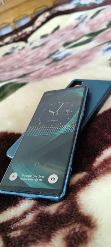 noutbuklar 2 ci əl: Sony Xperia 5 III, 128 GB, rəng - Yaşıl, Barmaq izi — 10