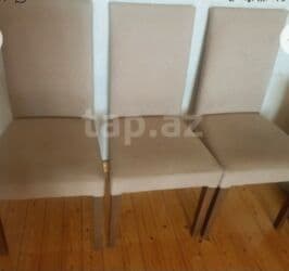 Qonaq otağı üçün, İşlənmiş, Qatlanmayan, rəng - Bej Stul