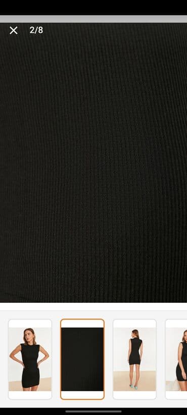 sade qara don modelleri: Gündəlik don, Mini, XS (EU 34) — 2