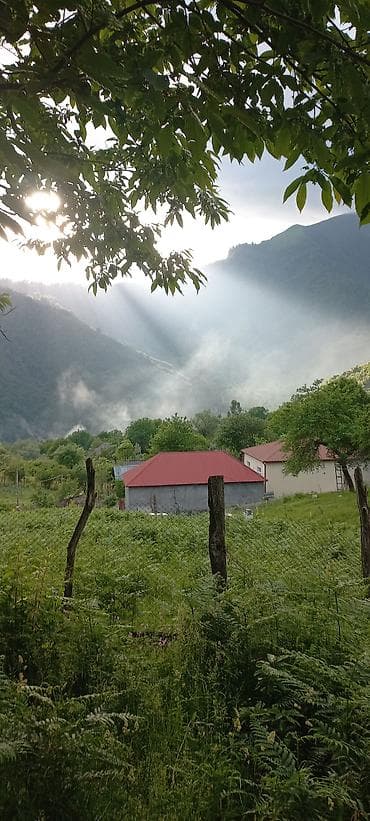 dag: Qəbələ rayonu qemervan kendi 6 sot torpaq sahesi dağ mənzərəli — 2
