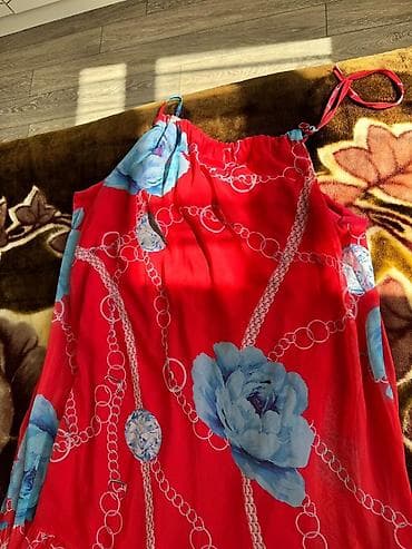 dress: Qadın geyimi – yaylıq maxi don - Model: Uzun, yüngül və axıcı maxi — 1