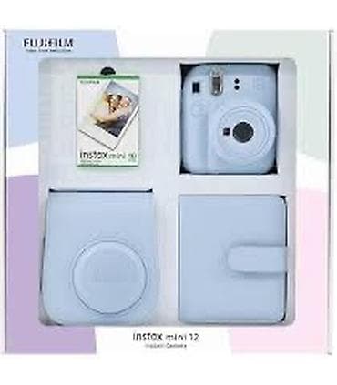 Fujifilm Instax Mini 12 Instant Camera – Hədiyyə Dəsti Dəst tərkibi lalafo.az -da Fujifilm Instax Mini 12 Instant Camera – Hədiyyə Dəsti Dəst tərkibi