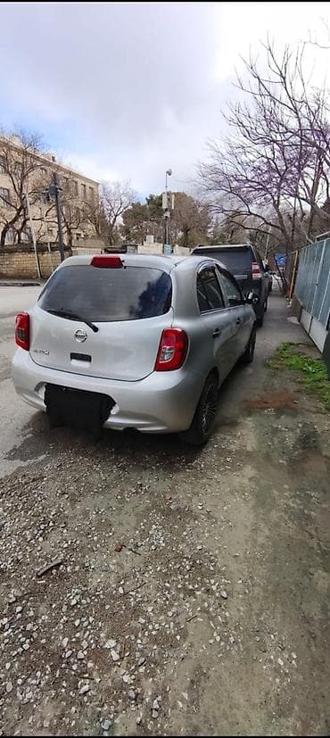 rustavi masin bazari 2022: Nissan March (Micra) – gümüşü rəng, 5 qapılı hetçbek. Texniki — 10