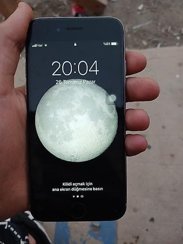 IPhone 6, 64 GB, Space Gray, Barmaq izi