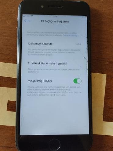 iphone ilə barter: IPhone 8 Plus, Qara, Qırıq — 3