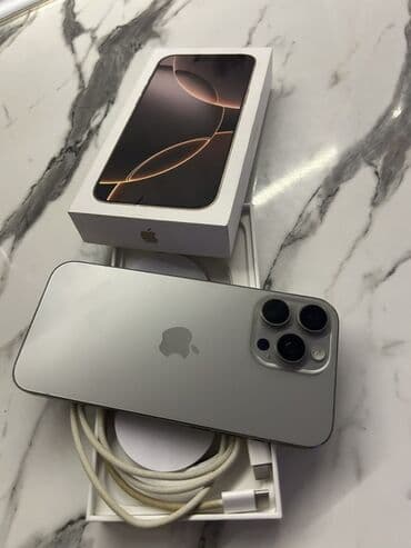 IPhone 16 Pro Max, 256 GB, Natural Titanium, Face ID